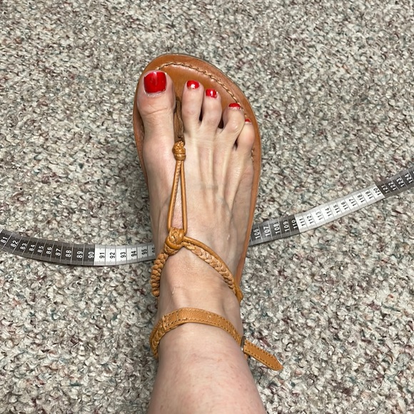 New free people leather sandals - Picture 1 of 8